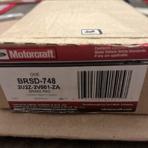 Genuine Ford Motorcraft OEM Pad - Brake BRSD-748 2U2Z-2V001-ZA