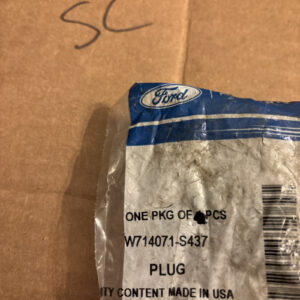 Genuine Ford OEM Plug Part Number - W714071-S437