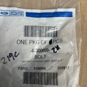Genuine Ford OEM -W300009 Bolt (2 Pack)