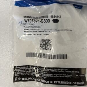 Genuine Ford OEM W707871-S300 Auto Trans. Pump Bolt (One Bolt)