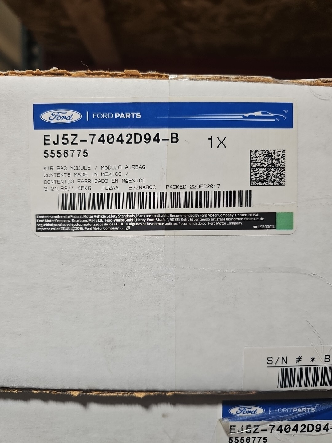 Genuine Ford Oe Curtain Asy Ej5Z-74042D94-B