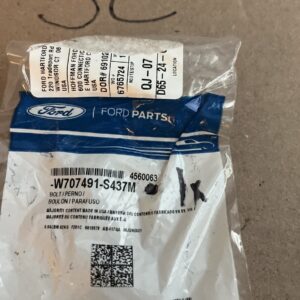 Genuine Ford Rear Bracket Bolt -W707491-S437M