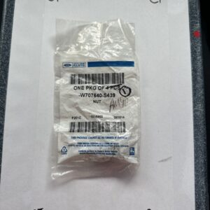 Genuine Ford Rear Plate Retainer Nut W707640-S439 (pack Of 1)
