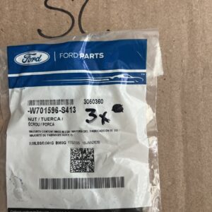 Genuine Ford Starter Nuts- QTY 3- W701596-S413
