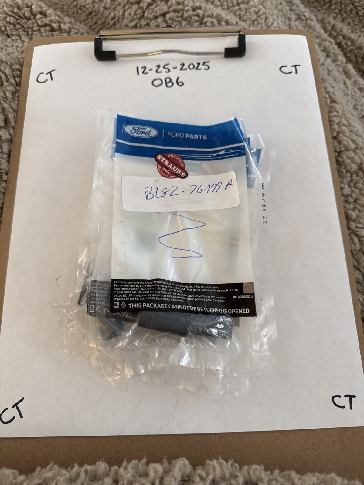 Genuine Ford Tube Assembly BL8Z-7G199-A