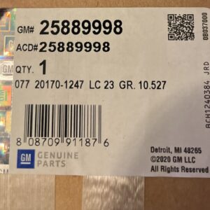 Genuine GM 2008-2016 Chevrolet Rear Driver Side Exterior Door Handle GM 25889998