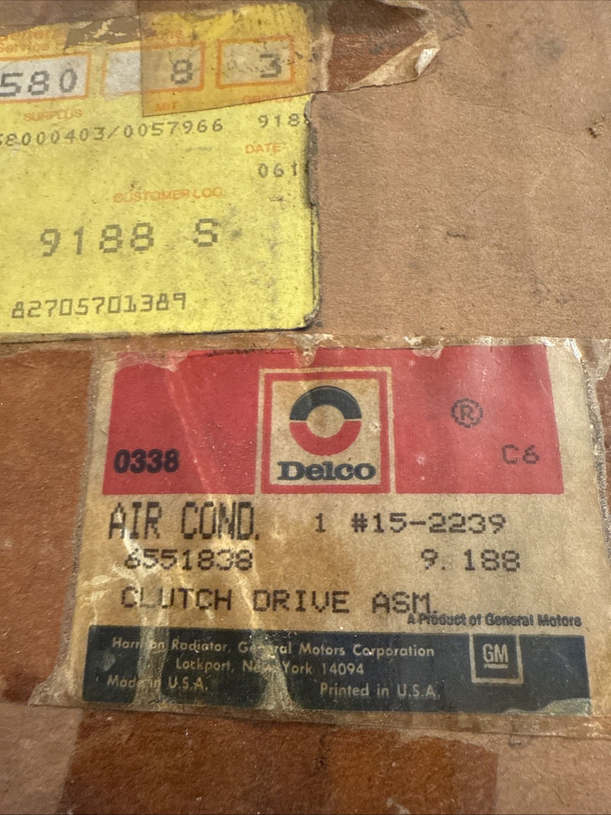 Genuine GM 6551838 Clutch Plate Nos OEM. - Image 3