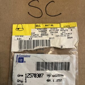 Genuine GM Engine Coolant Water Inlet Seal 12570307