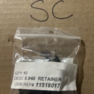 Genuine GM Fender Liner Retainer 11518017 (pack Of 10)