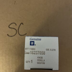 Genuine GM Heat AC HVAC Control Knob 16237058
