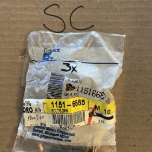 Genuine GM Multi-Purpose Bolt 11509614 NOS QTY 3