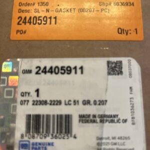 Genuine GM OEM Camshaft-Front Cover Gasket 24405911