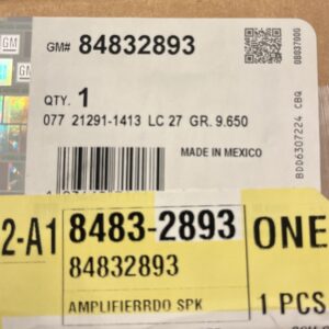 Genuine GM Radio Speaker Amplifier 84832893 (NIB - MSRP $583)