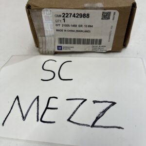 Genuine GM Rear Side Door Window Outer Weatherstrip Stripe, 22742988