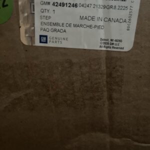 Genuine GM Running Board Step 42491246 (New In Original Box)