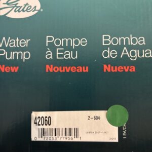 Genuine Gates Engine Water Pump (Standard) 42060 NOS