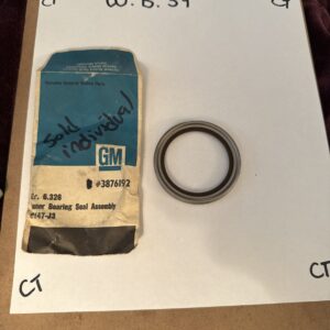 Genuine Gm 1963-1968 Corvette & Pass. Car Front Wheel Bearing Seal P/N 3876192