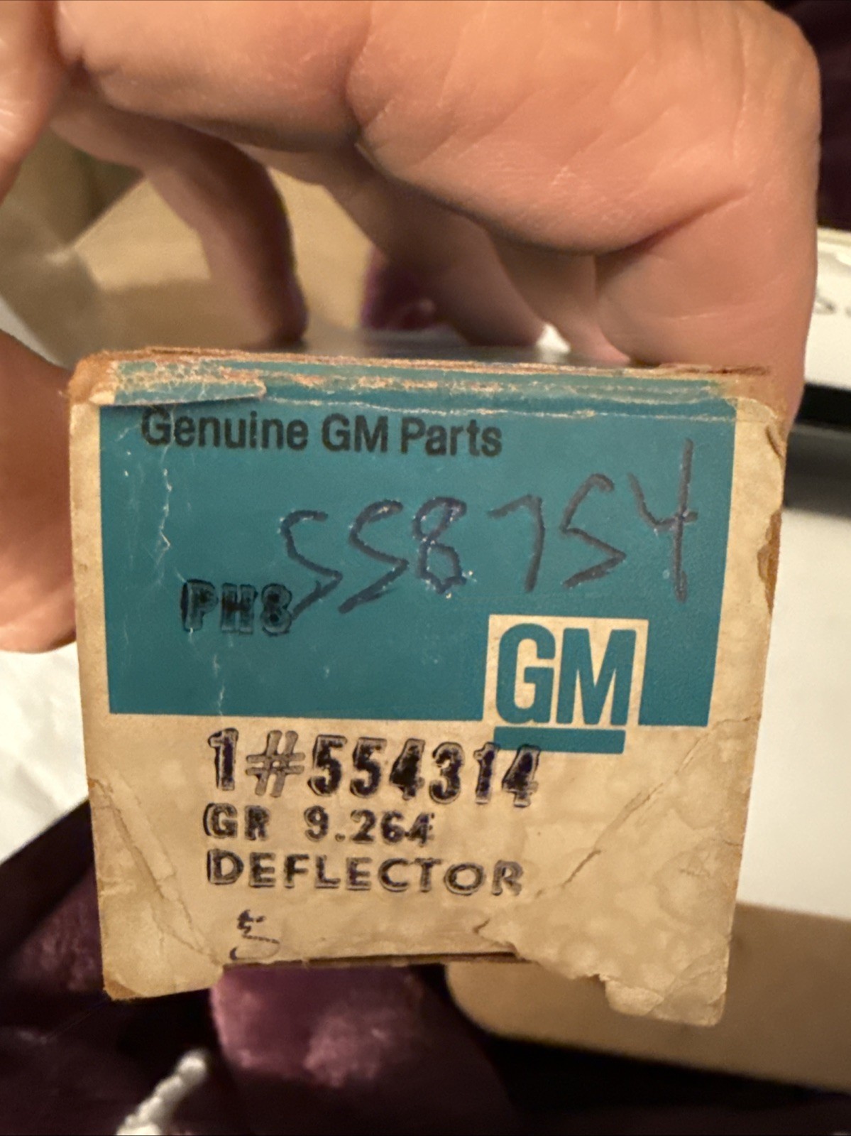 Genuine Gm Deflector 554314 Nos OEM - Image 4