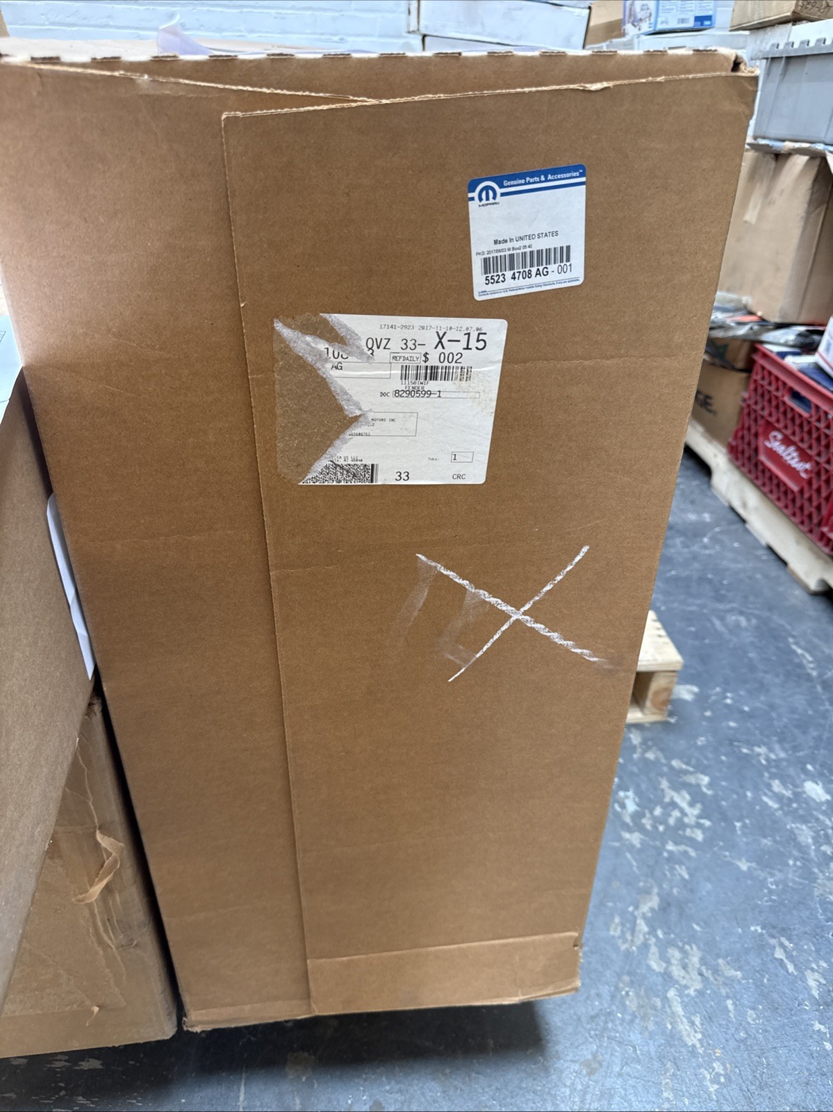 Genuine Mopar NOS Front Right Fender For Dodge Ram 2500 1994-2002 55234708ag