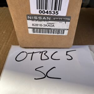 Genuine Nissan Black Out Tape 82816-3KA0A, Rear Door Sash