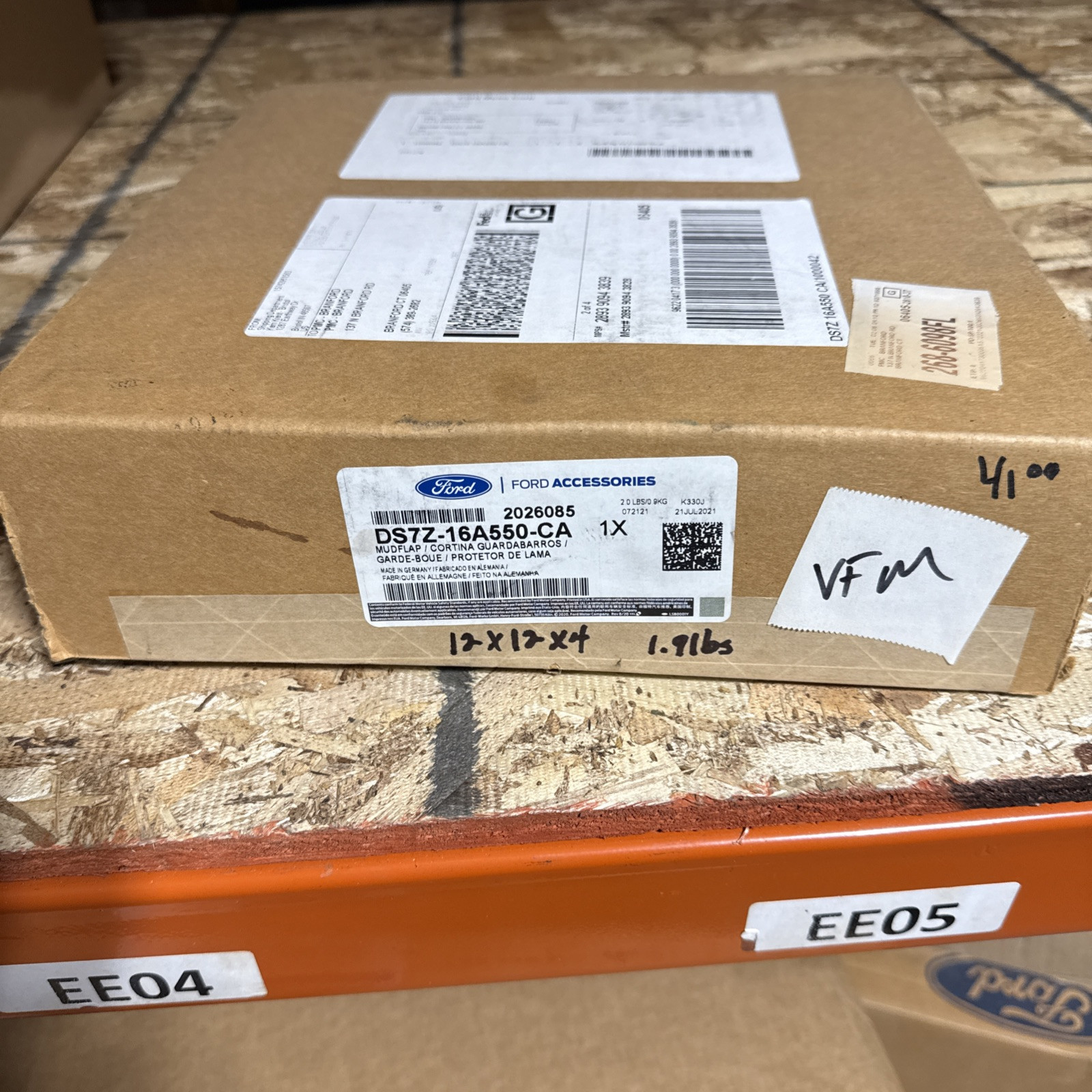 Genuine OEM Ford DS7Z-16A550-CA Rear Molded Splash Mud Guards for Ford Fusion