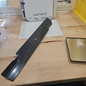 Genuine OEM John Deere Mower Blade TCU37208 Black Original JD