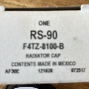 Genuine OEM Motorcraft RS90 Ford F4TZ8100B Radiator Cap