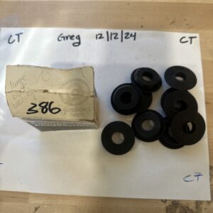 Gladhand Seal -Poly.-Black (Pack of 10) 386