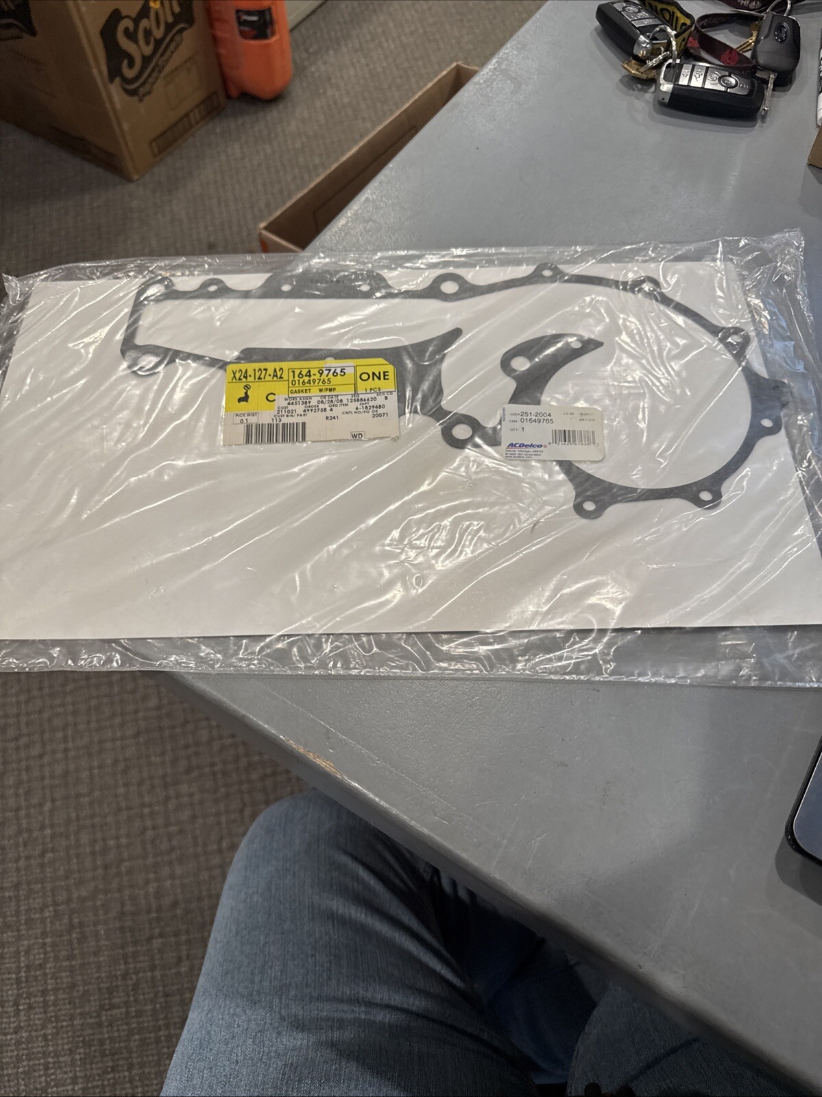 Gm Ac Delco 251-2004 01649765 Gasket