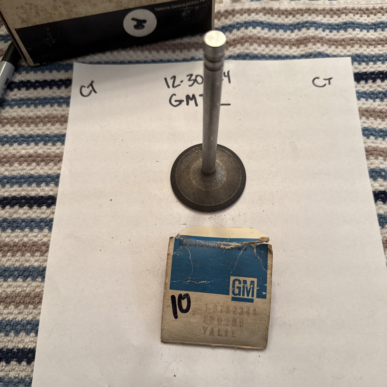 Gm OEM NOS Intake Valve Pack of 1 9792344 Sell Individually