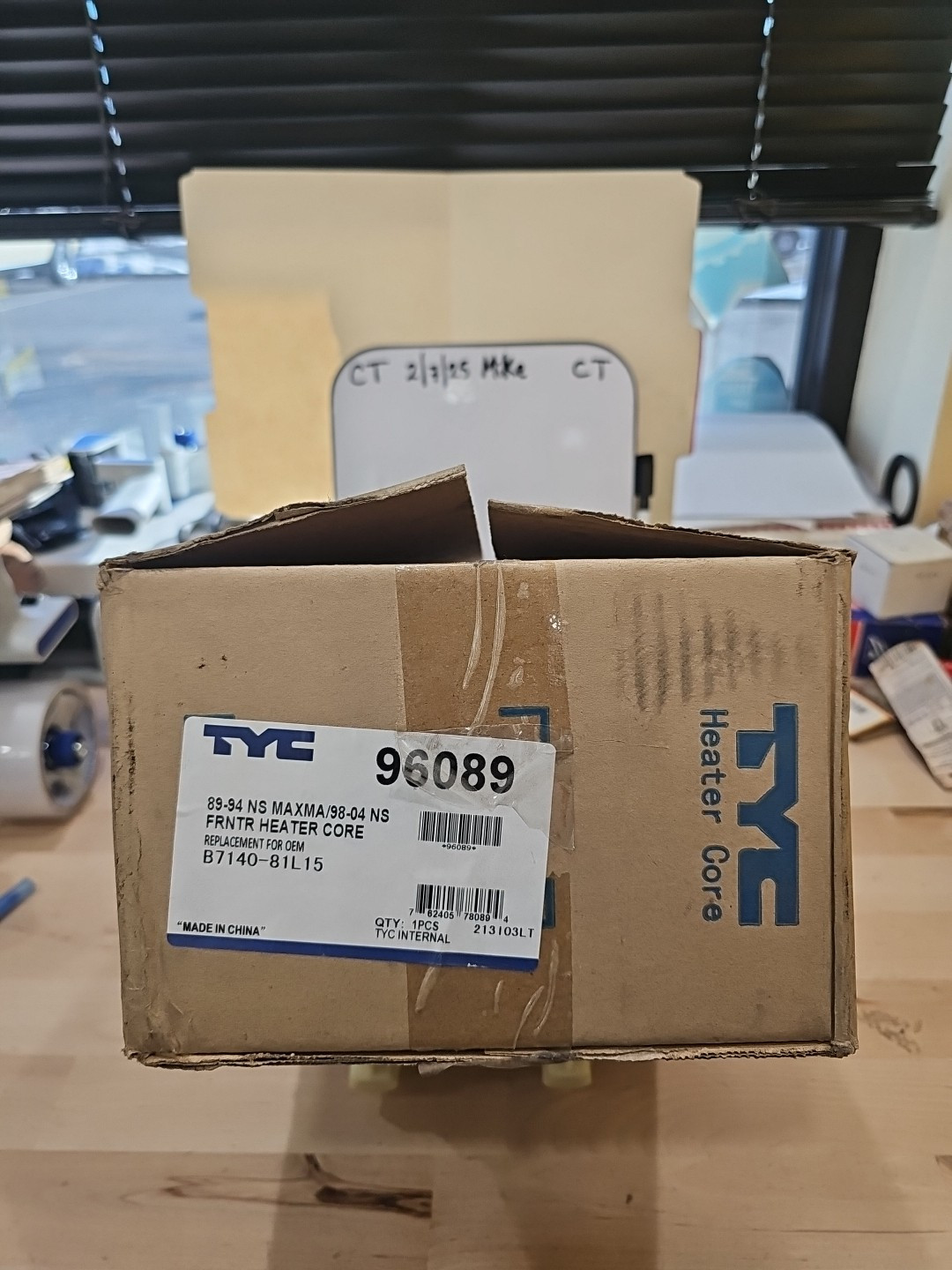 HVAC Heater Core TYC 96089 For 89-94 Nissan Maxima / 98-04 Frontier