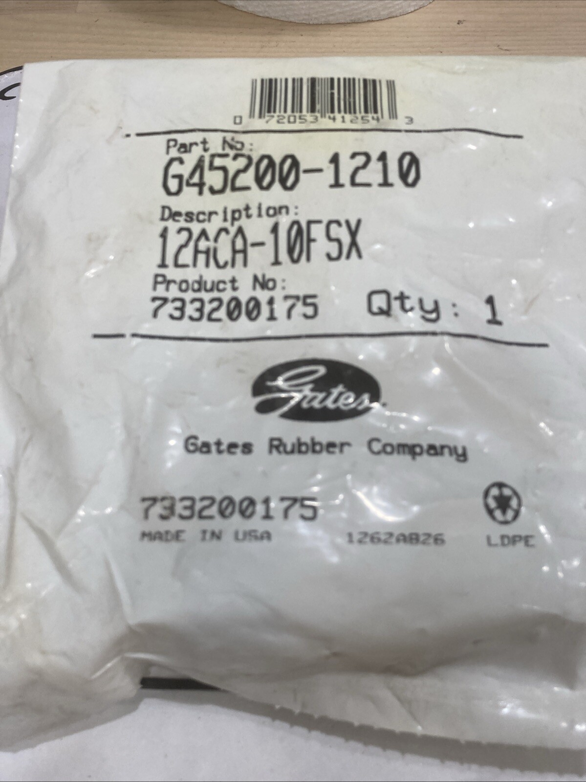 Hydraulic Coupling / Adapter Gates G45200-1210 - Image 3