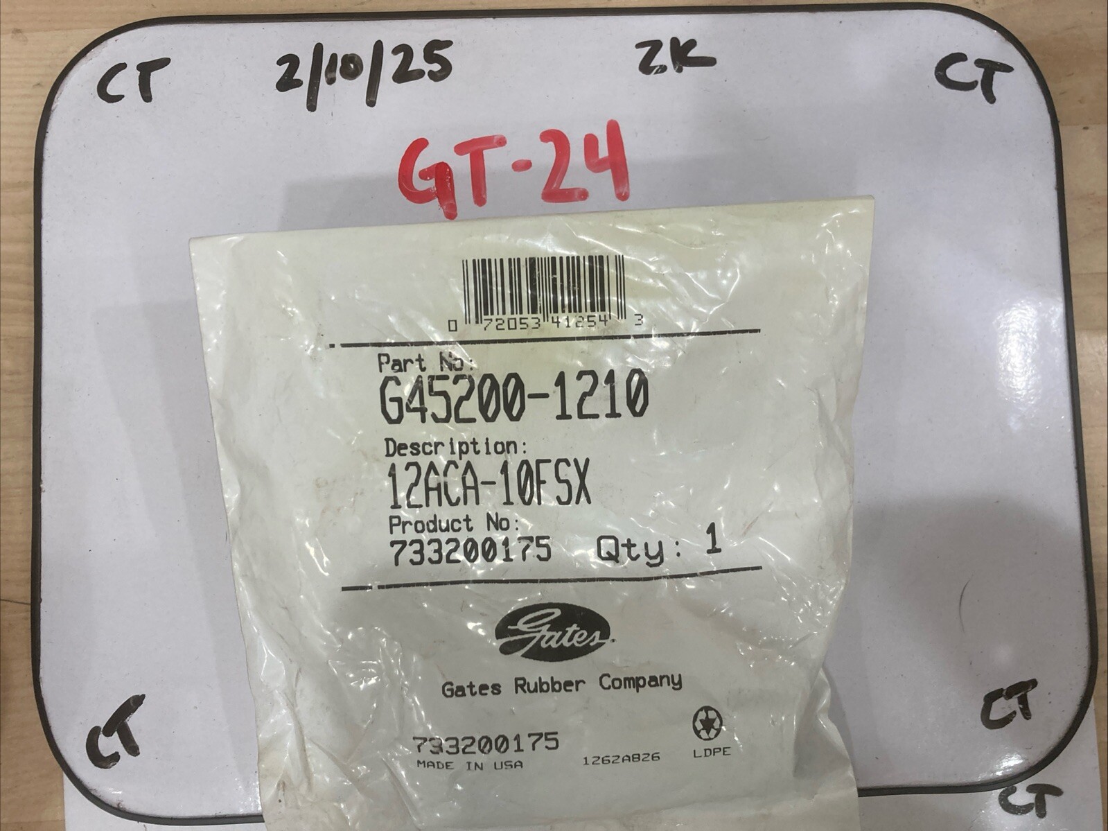 Hydraulic Coupling / Adapter Gates G45200-1210