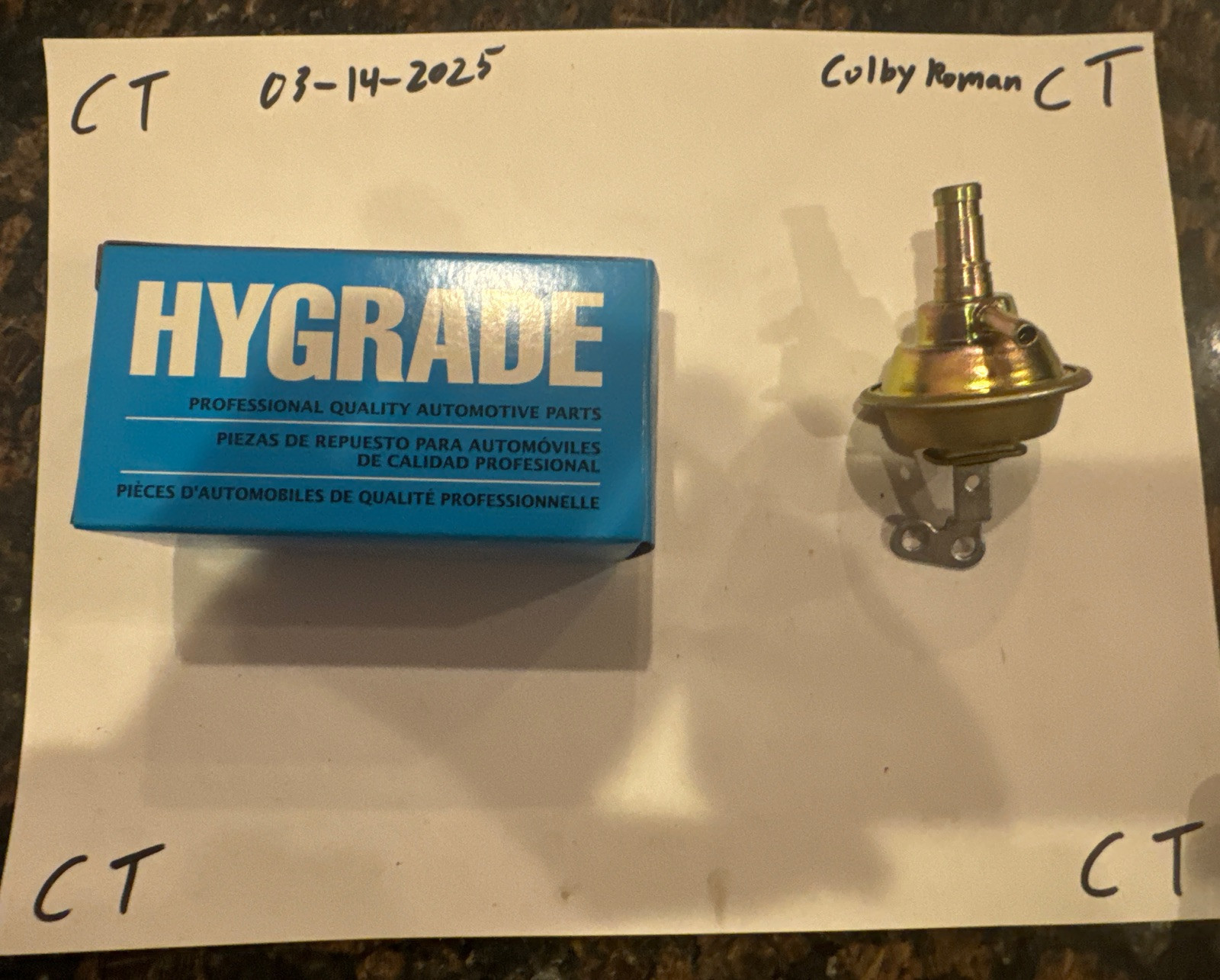 Hygrade CPA341 Carburetor Choke Pull Off