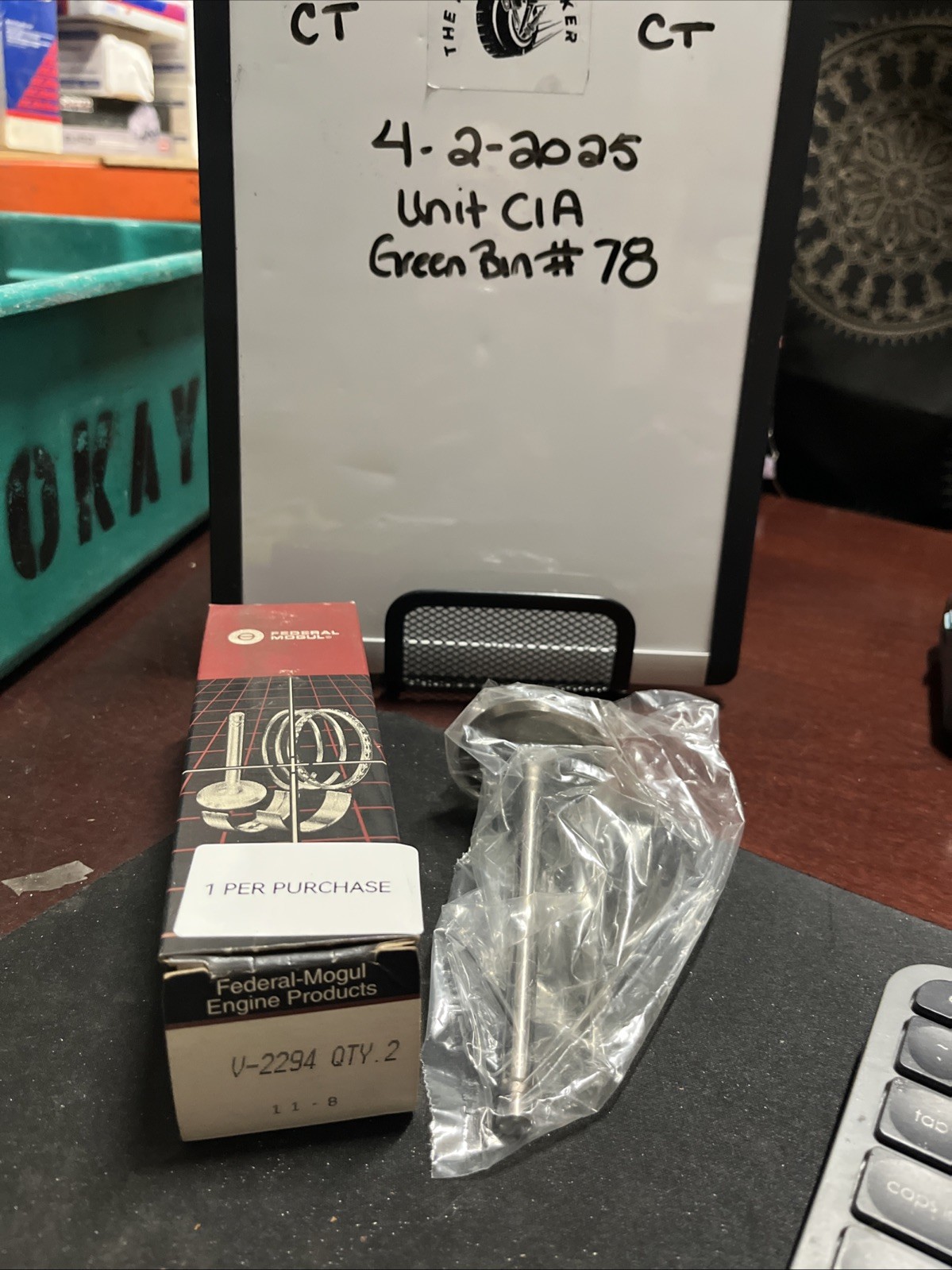 Intake Valve Sealed Power V2294 1 Per Purchase