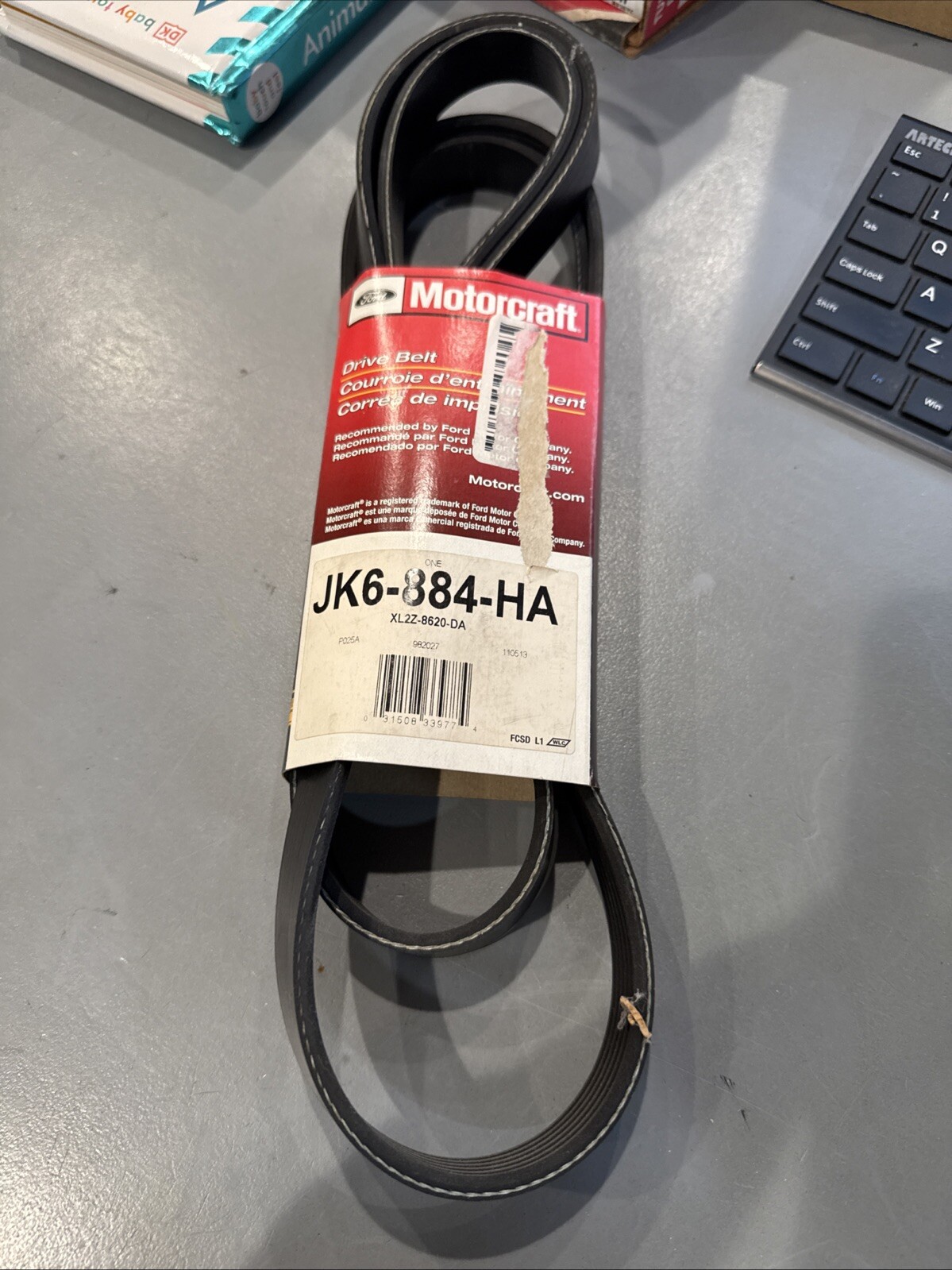 # JK6-884-HA Motorcraft Serpentine Belt