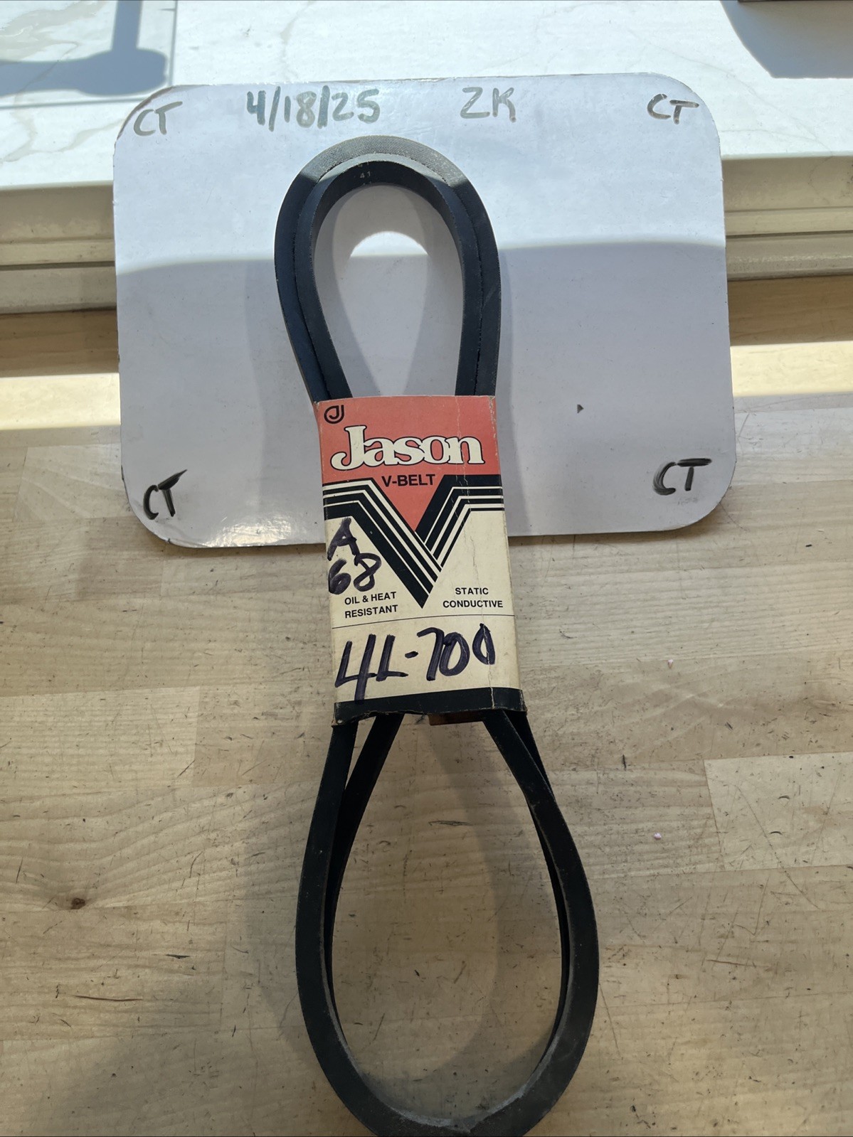 Jason Industrial V-Belt 4L700 A68 - Image 3