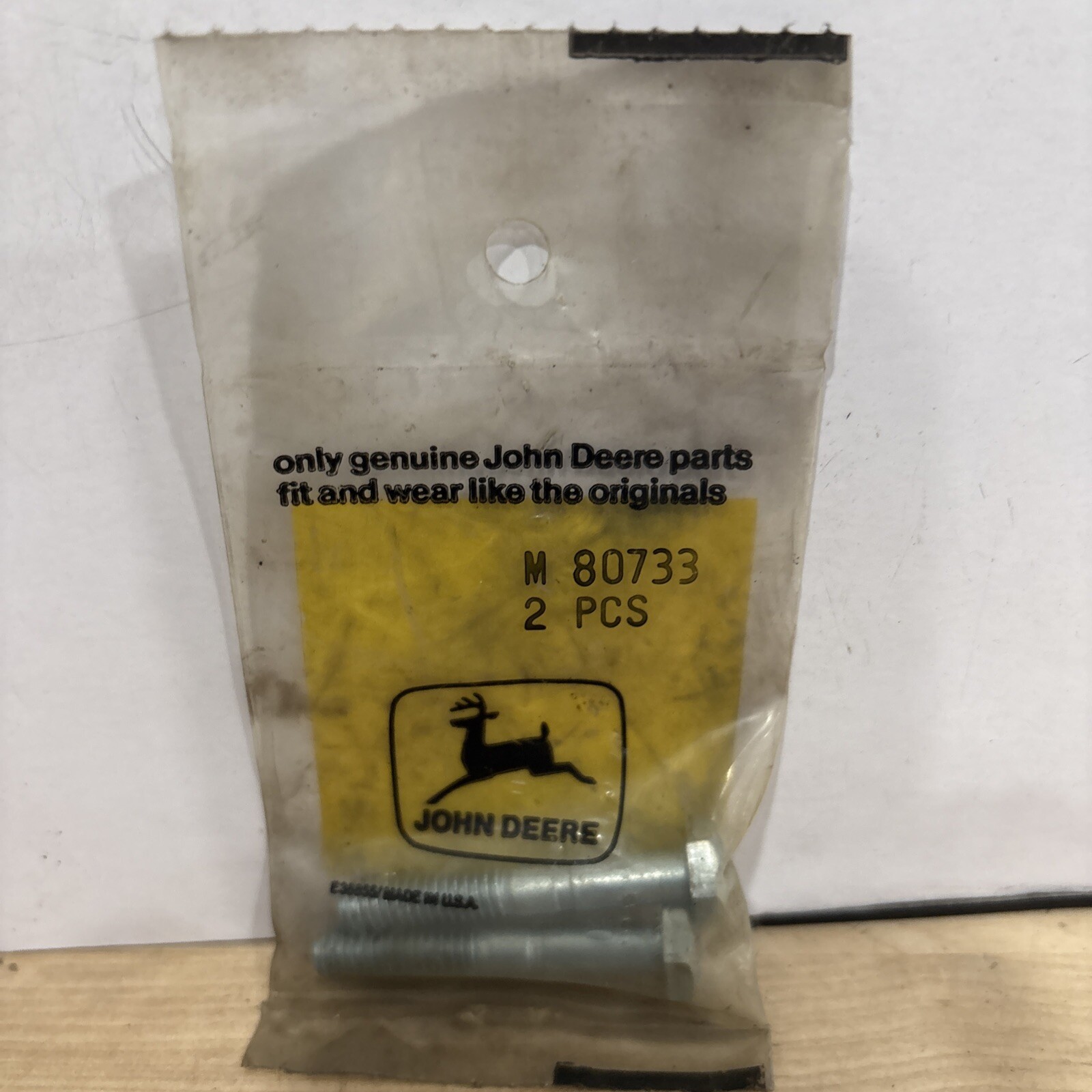 John Deere M80733 Shear Bolt 1/4” X 1-3/4” (2pk) - Image 3