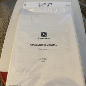 John Deere Thatcherator Operators Manual 1018304-b