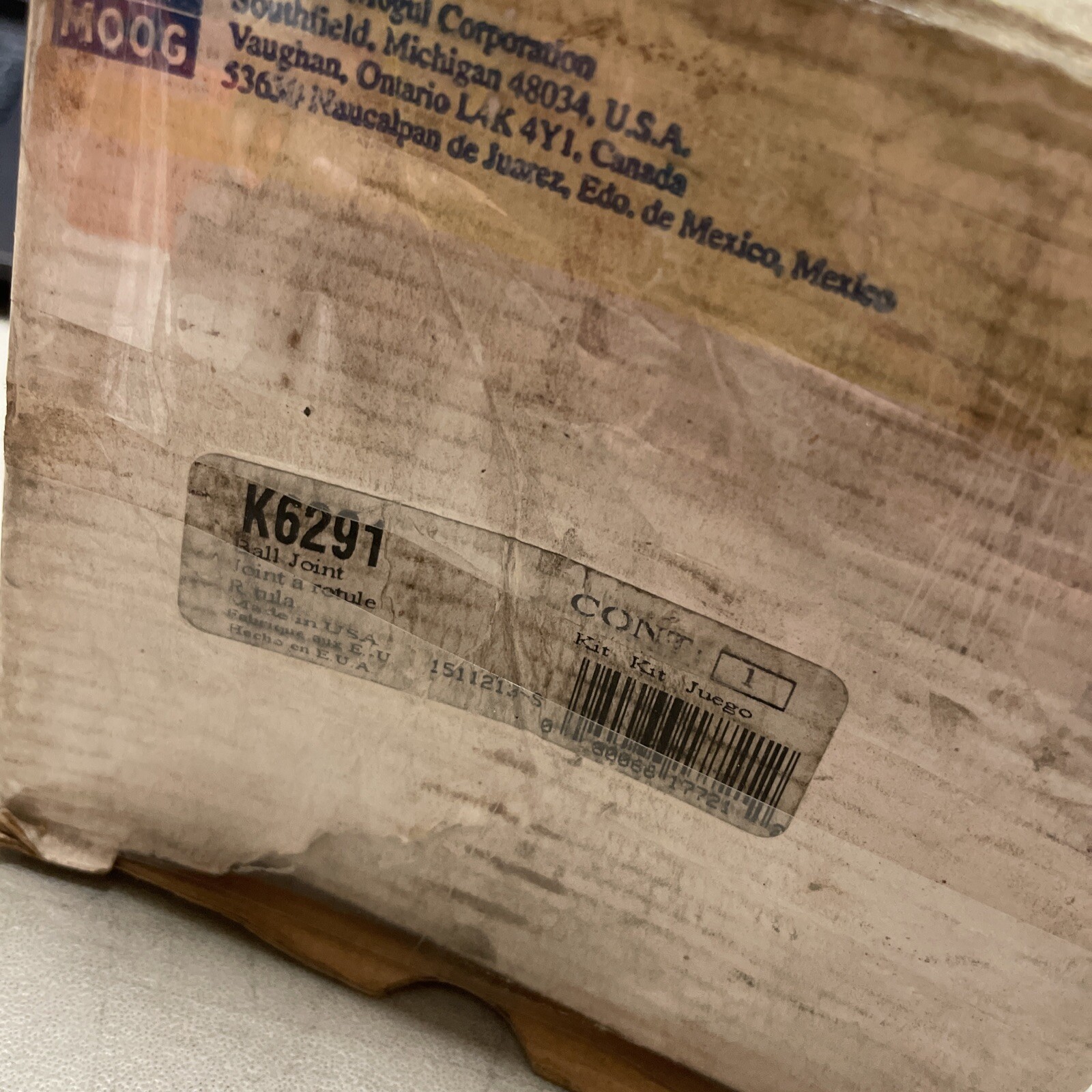 K6291 Moog Suspension Ball Joint Assembly K6291 - Image 3