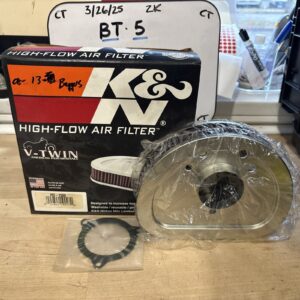 K&N Replacement Air Filter 1.625in H x 7.5in L for Harley Davidson HD-1508