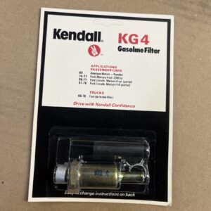 Kendall KG4 Gasoline Filter NOS Vintage Ford Lincoln Mercury AMC 1966 - 1976