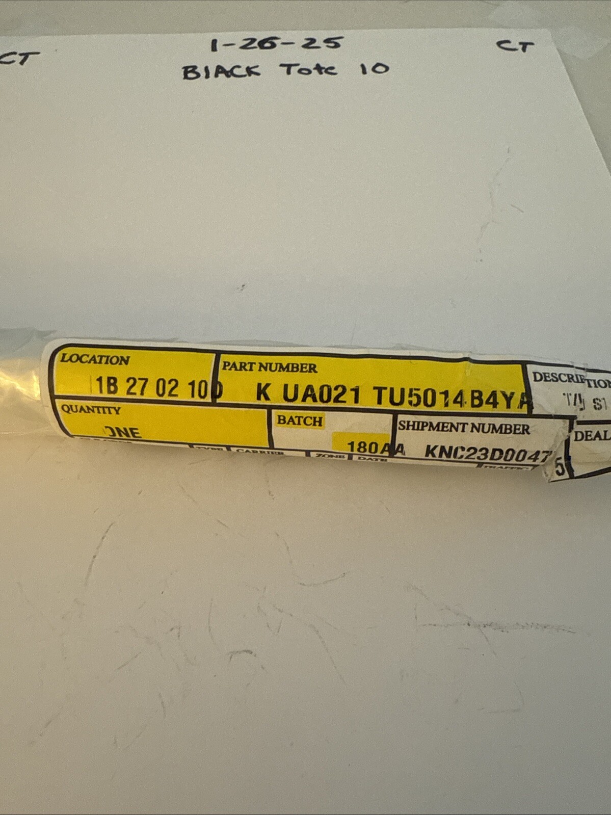 Kia Factory Touch Up Paint Starbright Yellow - Image 3