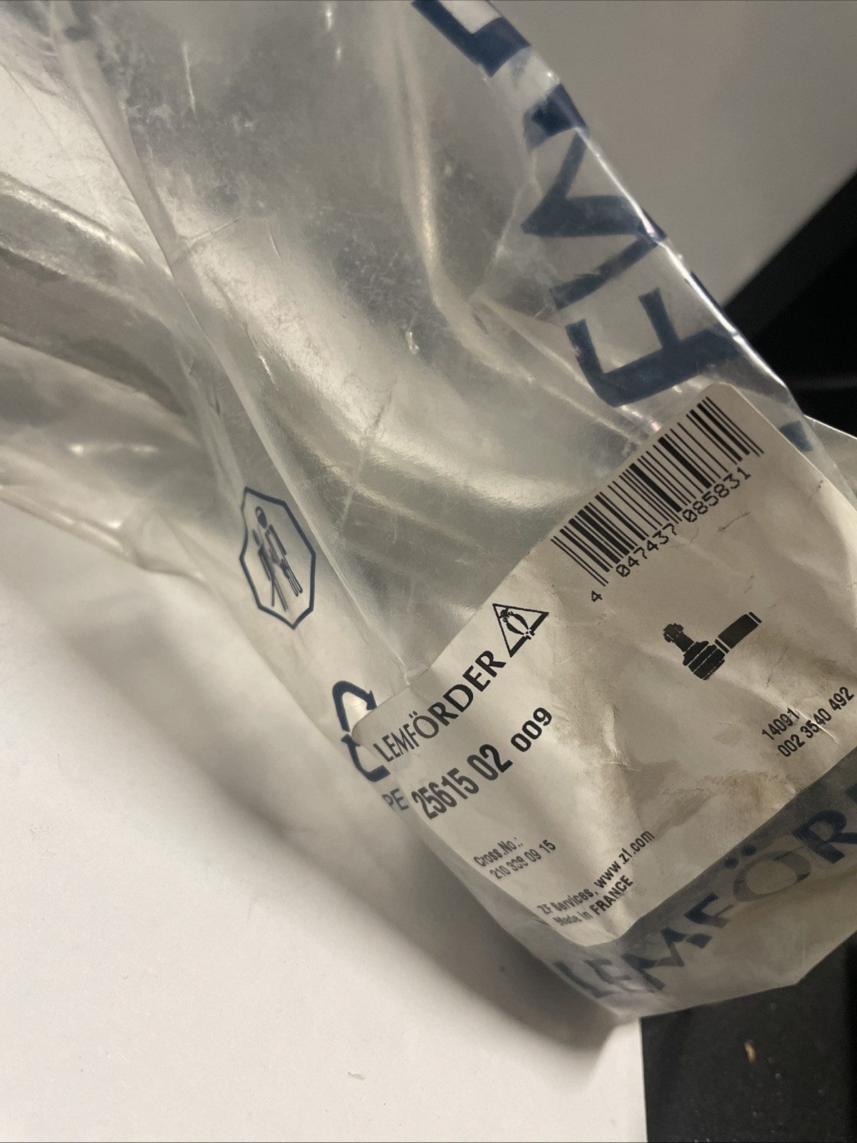 Lemforder Tie Rod End Front Left 2561502 Automotive Replacement Part - Image 3