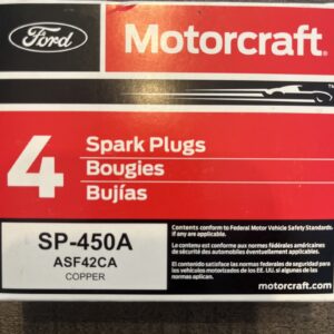 Lot of 4 Motorcraft SP-450A Spark Plug ASF42CA