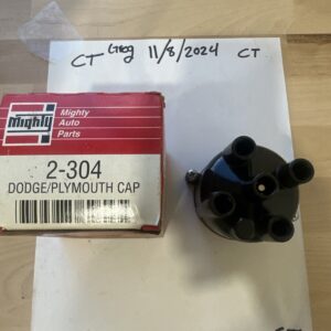 MIGHTY 2-304 STANDARD CH405 CHRYSLER DODGE PLYMOUTH DISTRIBUTOR CAP NOS