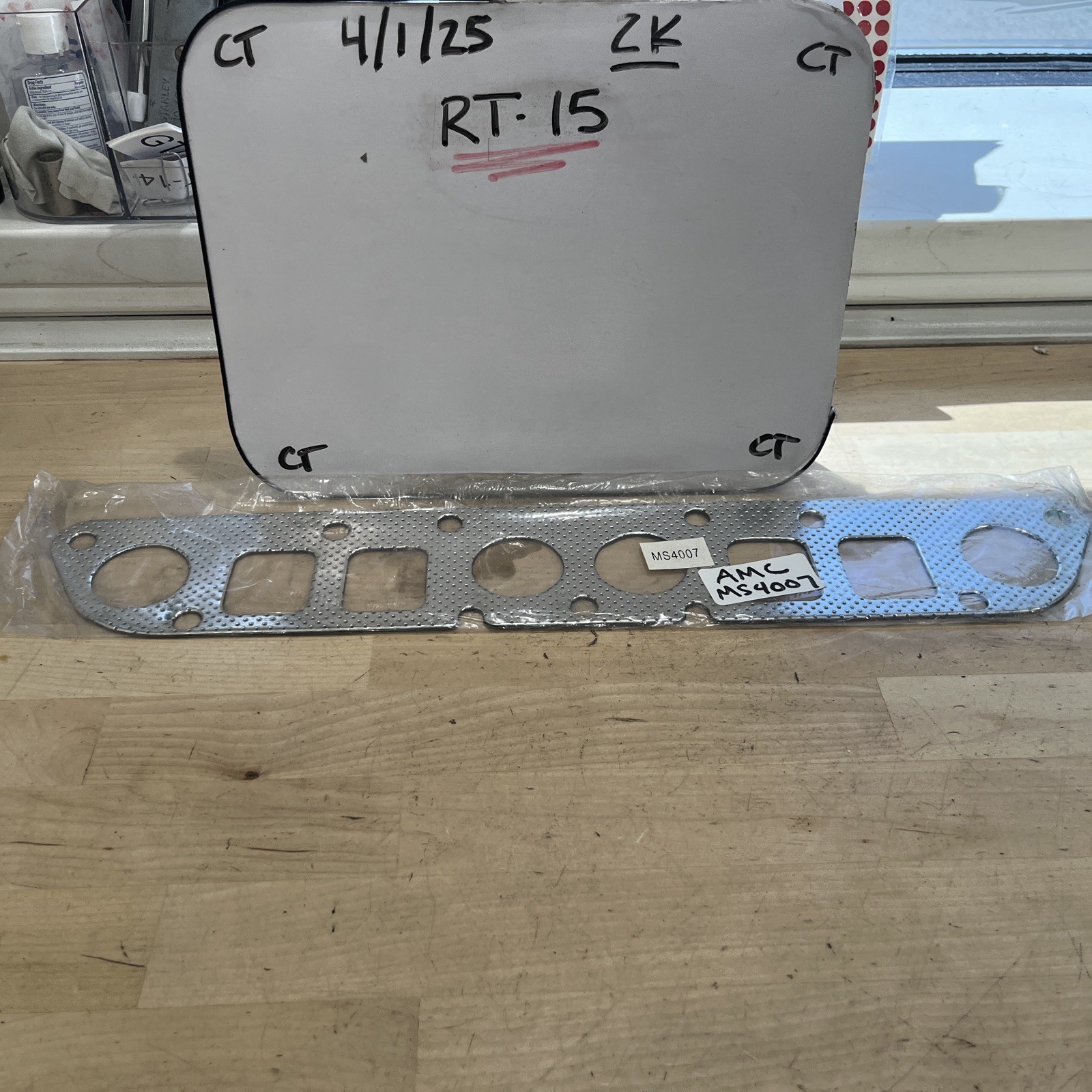 MS4007 Exhaust Manifold Gasket for AMC 1983-94 L4 150 2.5L (Fel-Pro MS92100)