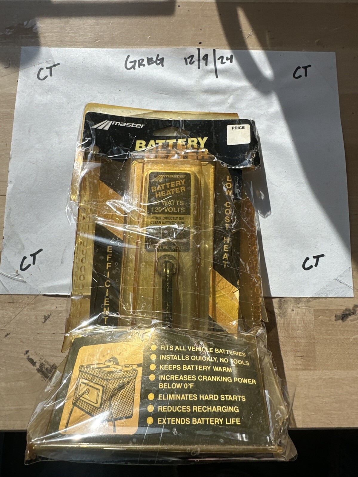 Master Battery Heater BH-112