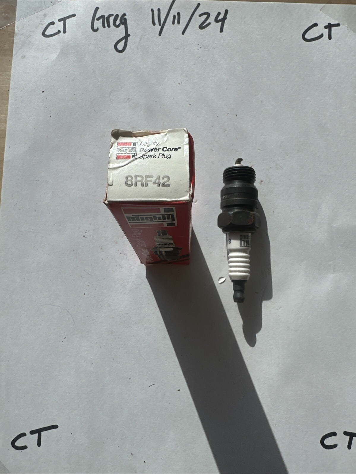 Mighty 8RF42 Power Core Spark Plugs 8 of Them