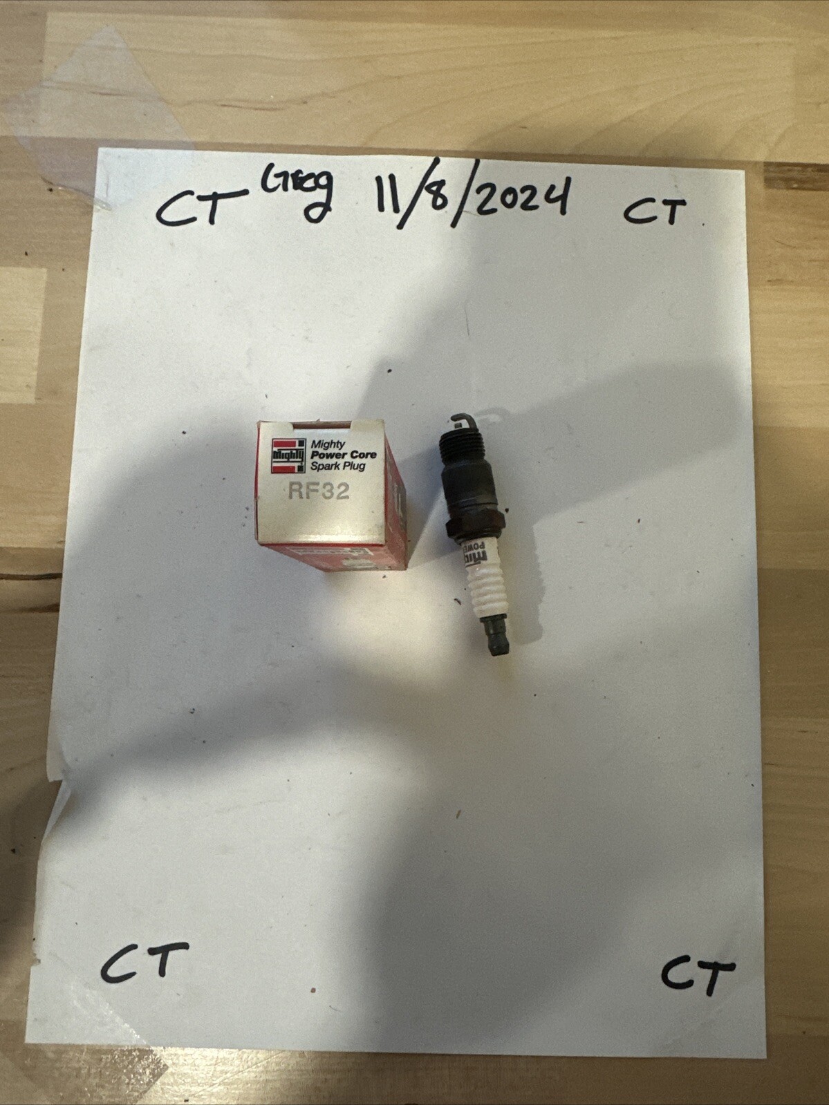 Mighty RF32 Power Core Spark Plug, replaces SP-415 STK400 4339429 ASF32CM HR8BC